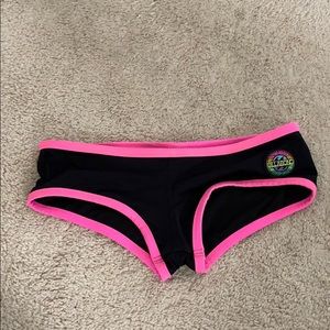 Women’s black vintage Billabing bikini bottoms - M